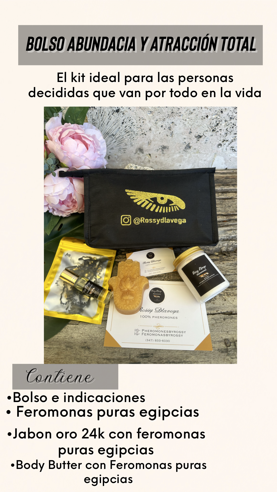 Kit atracción y abundancia (bolso no incluido)