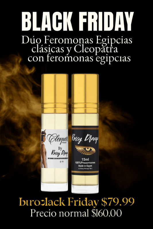 Duo Feromonas Egipcias clásicas  y Cleopatra con feromonas egipcias