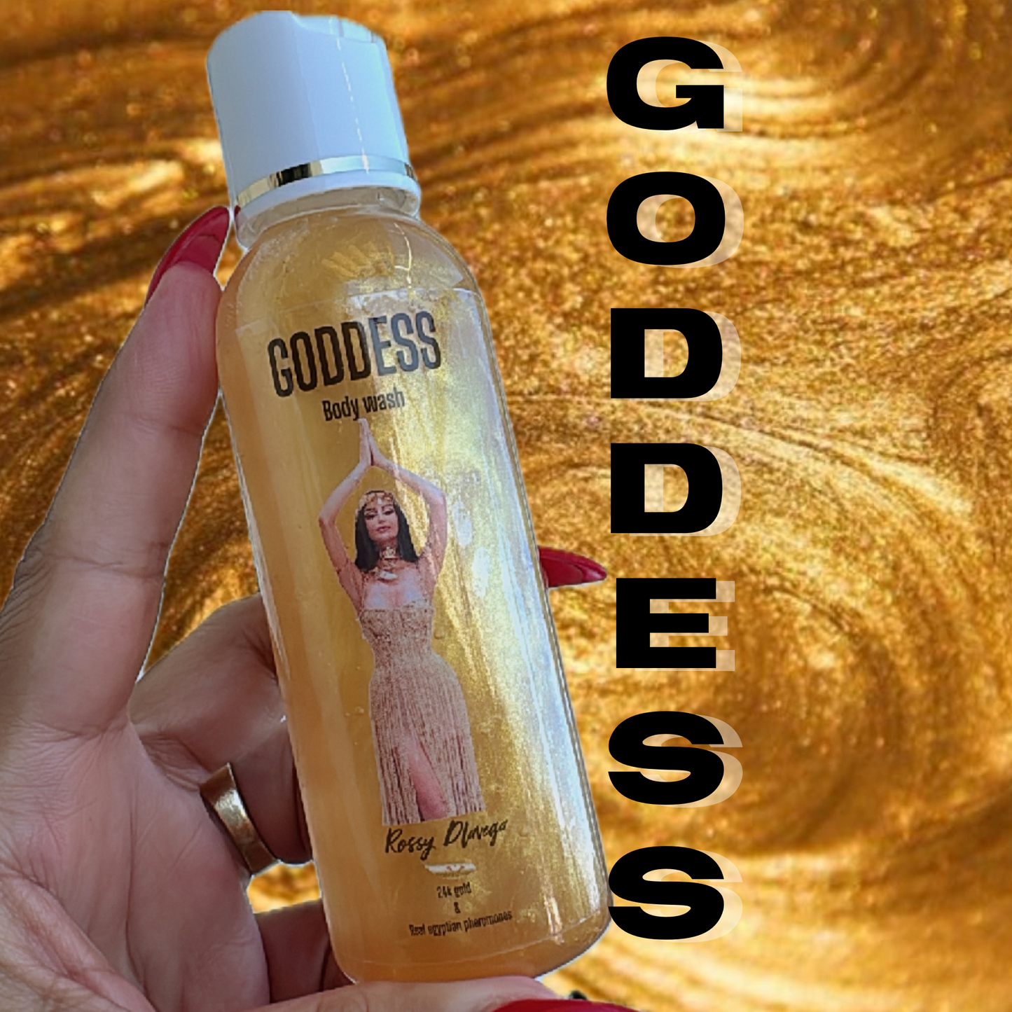 GODDESS body wash con feromonas y Oro 24k