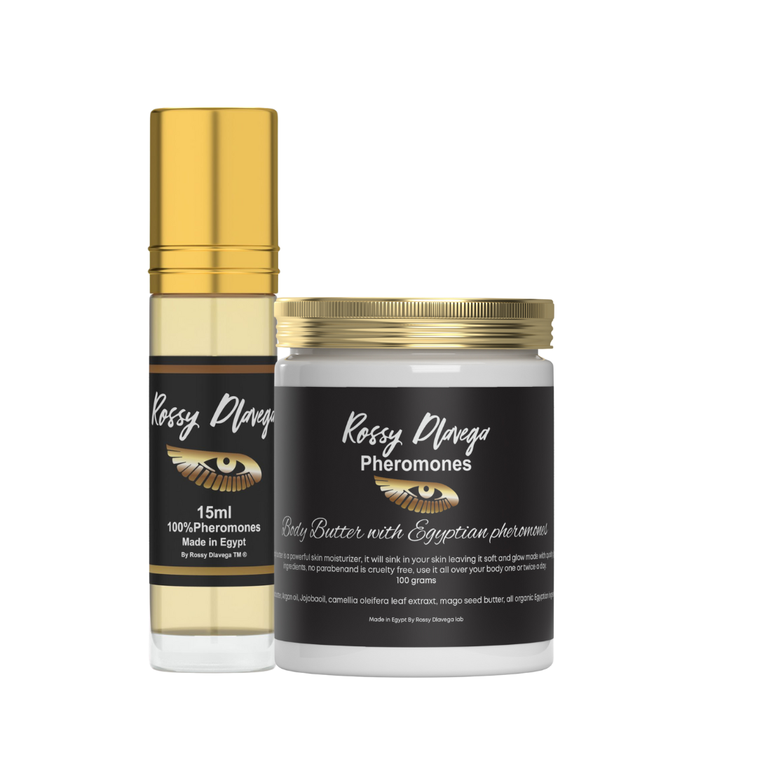 combo feromonas puras Egipcias y body Butter con feromonas puras egipcias